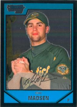 2007 Bowman - Chrome Prospects #BC89 Mike Madsen Front
