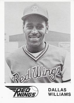 1981 WTF Rochester Red Wings #2 Dallas Williams Front