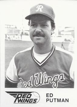1981 WTF Rochester Red Wings #13 Ed Putnam Front