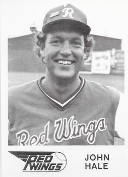 1981 WTF Rochester Red Wings #18 John Hale Front