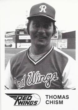 1981 WTF Rochester Red Wings #24 Thomas Chism Front