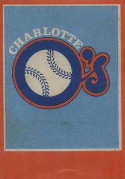 1981 Charlotte O's #NNO Charlotte O's Logo Front