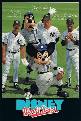 1988 New York Yankees Walt Disney World Series #NNO Jack Clark / Don Mattingly / Willie Randolph Front