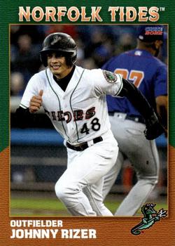2022 Choice Norfolk Tides #1 #20 Johnny Rizer Front