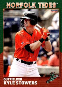 2022 Choice Norfolk Tides #1 #23 Kyle Stowers Front
