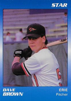 1989 Star Erie Orioles - Platinum #4 Dave Brown Front
