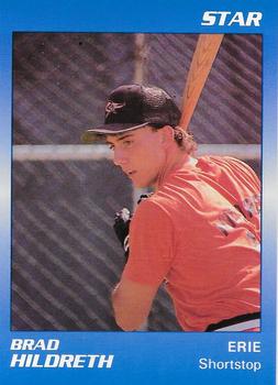 1989 Star Erie Orioles - Platinum #8 Brad Hildreth Front