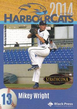 2014 Black Press Victoria HarbourCats #NNO Mikey Wright Front