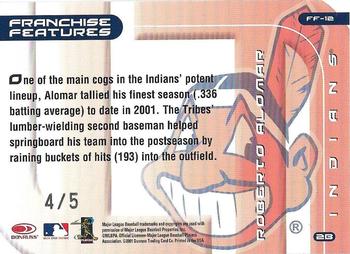 2002 Donruss Best of Fan Club - National Convention Franchise Features #FF-12 Roberto Alomar Back
