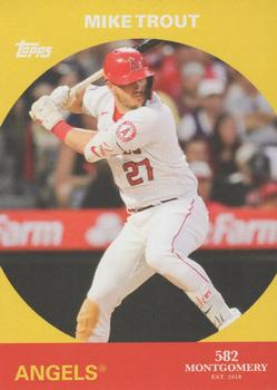 2022 Topps 582 Montgomery Club Set 5 #4 Mike Trout Front