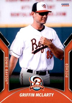 2022 Choice Bowie Baysox #16 Griffin McLarty Front