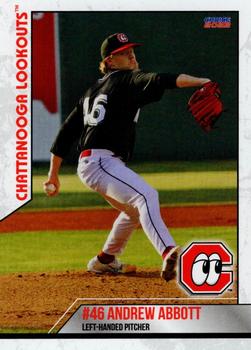 2022 Choice Chattanooga Lookouts #2 Andrew Abbott Front