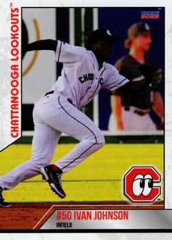 2022 Choice Chattanooga Lookouts #14 Ivan Johnson Front