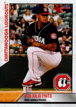 2022 Choice Chattanooga Lookouts #20 Julio Pinto Front