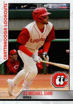 2022 Choice Chattanooga Lookouts #25 Michael Siani Front