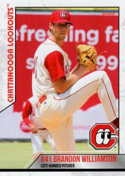 2022 Choice Chattanooga Lookouts #30 Brandon Williamson Front
