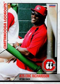 2022 Choice Chattanooga Lookouts #34 Eric Richardson Front