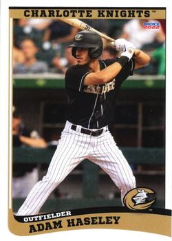 2022 Choice Charlotte Knights #6 Adam Haseley Front