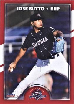 2022 Choice Binghamton Rumble Ponies #4 Jose Butto Front