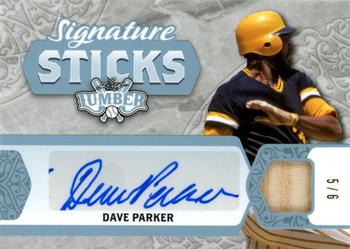 2022 Leaf Lumber - Signature Sticks Platinum #SS-DP1 Dave Parker Front