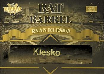 2022 Leaf Lumber - Bat Barrel Gold #BB-111 Ryan Klesko Front
