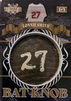 2022 Leaf Lumber - Bat Knobs #BK-82 Lonnie Smith Front