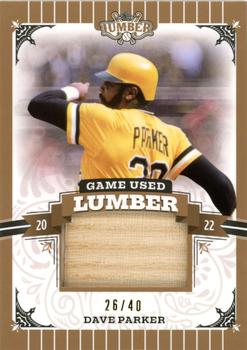 2022 Leaf Lumber - Game Used Lumber Relics Bronze #GUL-27 Dave Parker Front