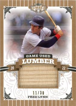 2022 Leaf Lumber - Game Used Lumber Relics Bronze #GUL-45 Fred Lynn Front
