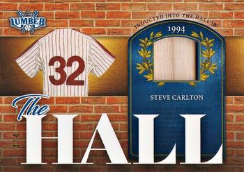 2022 Leaf Lumber - The Hall Relics Navy Blue #TH-54 Steve Carlton Front