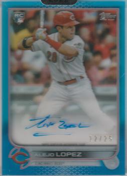 2022 Topps Clearly Authentic - Blue #CAA-AL Alejo Lopez Front