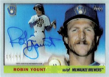 2022 Topps Clearly Authentic - 1955 Reimagining Autographs #55RA-RY Robin Yount Front