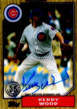 2022 Topps Clearly Authentic - 1987 Topps Baseball Autographs #87TBA-KW Kerry Wood Front