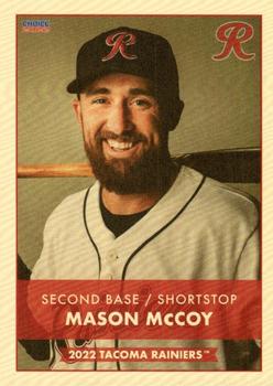 2022 Choice Tacoma Rainiers #12 Mason McCoy Front