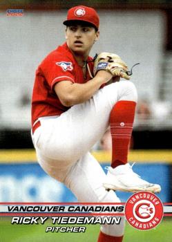 2022 Choice Vancouver Canadians #01 Ricky Tiedemann Front