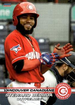 2022 Choice Vancouver Canadians #03 Steward Berroa Front