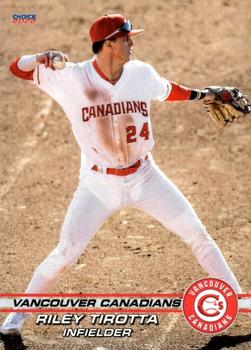 2022 Choice Vancouver Canadians #31 Riley Tirotta Front