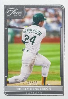 2022 Panini Three and Two #48 Rickey Henderson Front