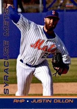 2022 Choice Syracuse Mets #08 Justin Dillon Front