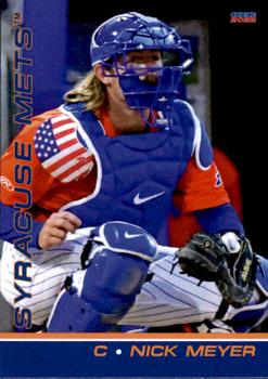 2022 Choice Syracuse Mets #15 Nick Meyer Front