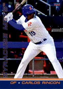 2022 Choice Syracuse Mets #23 Carlos Rincon Front