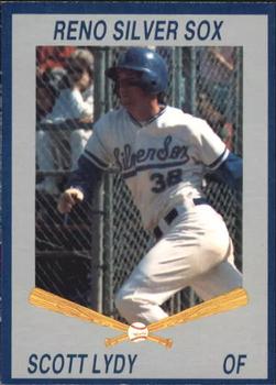 1992 Cal League Reno Silver Sox #34 Scott Lydy Front