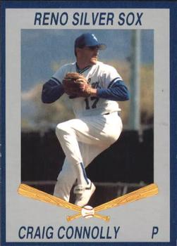 1992 Cal League Reno Silver Sox #37 Craig Connolly Front
