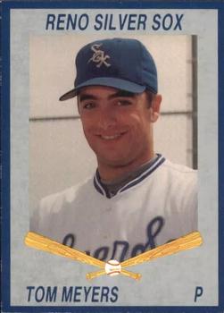 1992 Cal League Reno Silver Sox #50 Tom Myers Front