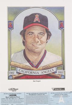 1985 Straw Hat Pizza California Angels #NNO Jim Fregosi Front