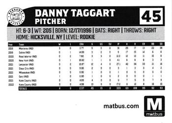 2022 Fargo-Moorhead RedHawks #NNO Danny Taggart Back