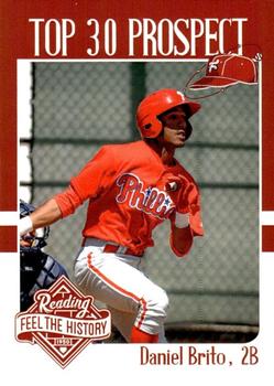 2017 Choice Reading Phillies Top 30 Prospects #NNO Daniel Brito Front