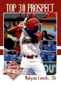2017 Choice Reading Phillies Top 30 Prospects #NNO Malquin Canelo Front