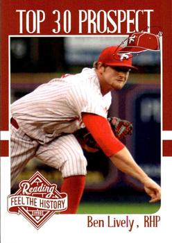 2017 Choice Reading Phillies Top 30 Prospects #NNO Ben Lively Front