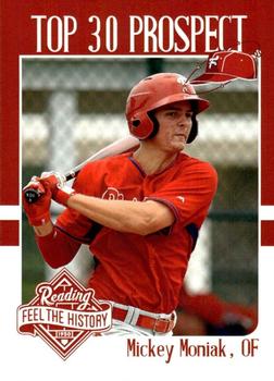 2017 Choice Reading Phillies Top 30 Prospects #NNO Mickey Moniak Front