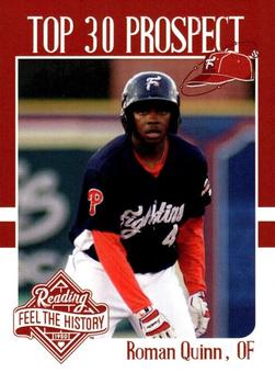 2017 Choice Reading Phillies Top 30 Prospects #NNO Roman Quinn Front